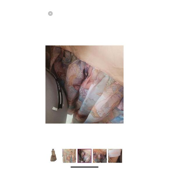 Free People Selkie The Cottage Puff Mucha Babydoll Puff Sleeve Mini Dress Size M - Picture 10 of 13